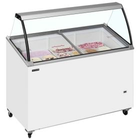 Tefcold IC400SCE Canopy Ice Cream Display Freezer - 9 Tubs