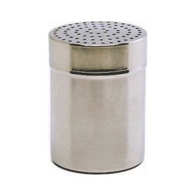 Stainless Steel Shaker With Large 4mm Hole.(Plastic Cap) - Genware