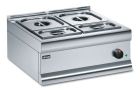 Lincat BM6BW Silverlink 600 - Bain Marie Wet heat - with 2 x 1/2 and 2 x 1/4 GN dishes