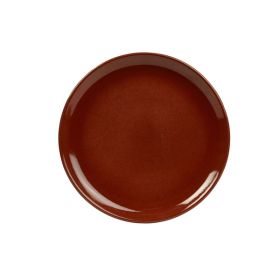 Terra Stoneware Rustic Red Coupe Plate 24cm - pk 6