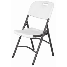 Folding Utility Chair White Hdpe - Genware
