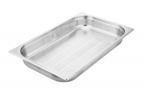 Perforated Gastronorm Pan 1/1 100mm 13.5 Ltr - GN11BP