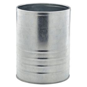 Galvanised Steel Can 11cm Ø x 14.5cm - Genware