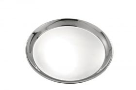 Tray Round Stainless Steel  40cm / 16"
