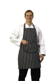 Chef's / Waiter's Bib Apron Blue With Pocket