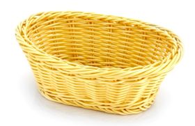 Rattan Basket Heavy Duty Oval 28x16x8.5cm