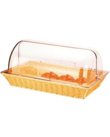 Rectangular Basket With Roll Top Cover