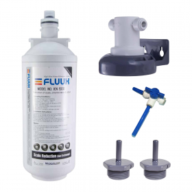 Fluux IEN-1500 Limescale Water Filter Complete Kit For Water Dispensers, Ice Machines, Coffee Machines