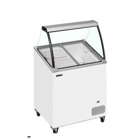 Tefcold IC201SCE + CANOPY Canopy Ice Cream Display Freezer - 4 Tubs