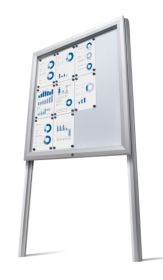 2500mm Premium Post Only for Lockable Notice Board