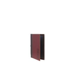 Contemporary A5 Menu Holder Wine Red 4 Pages - Genware