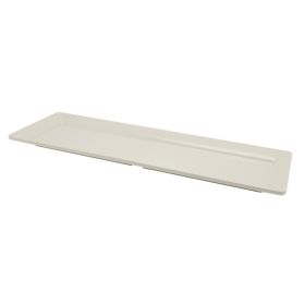 White Melamine Platter GN 2/4 Size 53X17.5cm - Genware