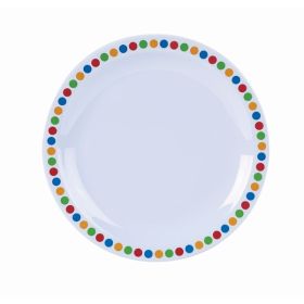 Genware Melamine 6.25" Plate- Coloured Circle
