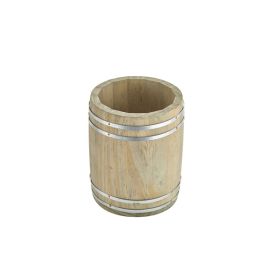 Miniature Wooden Barrel 11.5Ø x 13.5cm - Genware