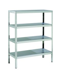 Parry Storage Racks with 4 Shelves - 600 D x 1500 H - Width Options