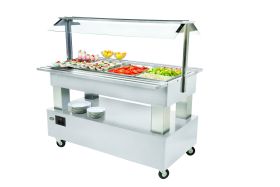 Roller Grill SB40F Chilled Buffet Unit  -Limed White
