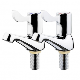 Vogue CC344 Lever Basin Taps (Pack of 2)