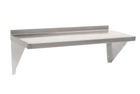 Parry Wall Shelves - 400mm Deep Stainless Steel - 4 Sizes