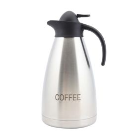 Coffee Inscribed Stainless Steel Contemporary Vac. Jug - Genware