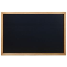 Wall Chalk Board 60X80cm Teak - Genware