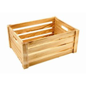 Wooden Crate Rustic Finish 41 x 30 x 18cm - Genware