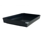 Microsave Teflon Cooking Trays For Microwaves 290mm x 260mm x 30mm - Black