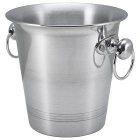 Aluminium Wine Cooler Bucket With Ring Hdls  3.25Ltr - Genware 004