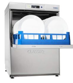 Classeq D500DUO Dishwasher 500mm Rack 18 Plate With Drain Pump