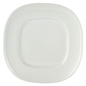 Royal Genware Wide Rim Rounded Square Plate 18cm - 21918