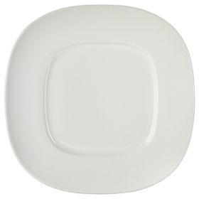 Royal Genware Wide Rim Rounded Square Plate 28cm - 21928