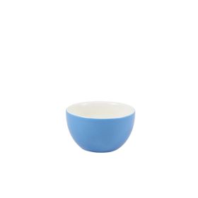Genware 382118BL Porcelain Blue Sugar Bowl 17.5cl/6oz 