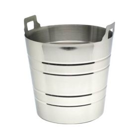 Stainless Steel Wine Bucket With Integral Handles - Genware