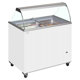 Tefcold IC300SC  Canopy Ice Cream Display Freezer - 7  Tubs