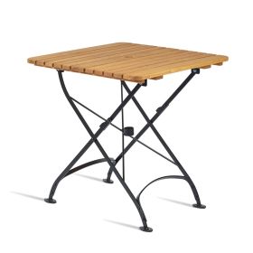 ARCH Square Folding Table Wood Top Outdoor – 70cm x 70cm – ZA.101CT