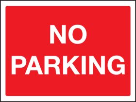 No Parking Sign 300x400mm Post Mounted