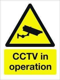 CCTV In Operation. 400x300mm. Exterior