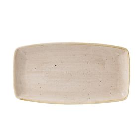 Churchill Stonecast Oblong Plate Nutmeg 350x185mm - CY960 - pk 6