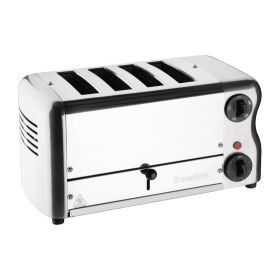 Rowlett Esprit 4 Slot Toaster Chrome w/2x Additional Elements & Sandwich Cage - CH181
