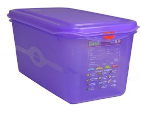 Allergen Colour Coded Purple Food Container - 1/3GN 6 Ltr