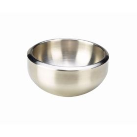 Stainless Steel Double Walled Dual Angle Bowl - Genware