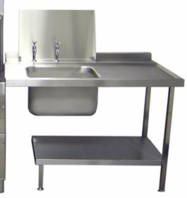 Parry Dishwasher Dirties Table Stainless Steel - W1000xD700xH880 - DWD1000