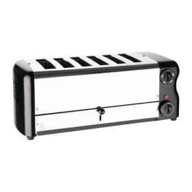 Rowlett Esprit 6 Slot Toaster Jet Black w/2x Additional Elements & Sandwich Cage - CH187
