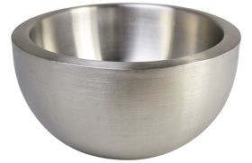 Stainless Steel Double Walled Salad Bowl 25cm