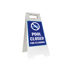 Pool Closed For Cleaning Floor Stand 620x300mm Foldable
