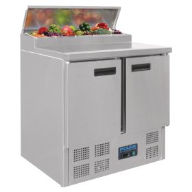 Polar G604 - Refrigerated Pizza and Salad Prep Counter - 254Ltr