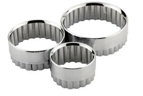 Metal Pastry Cutters 3 Pc