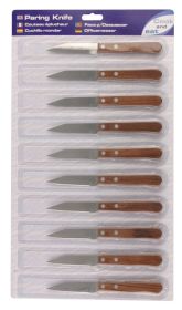 Paring Knife Wood Handled 3" Pack of10