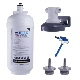 Fluux IEN-6000 Limescale Water Filter Complete Kit For Water Dispensers, Ice Machines, Coffee Machines