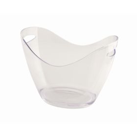 Clear Plastic Champagne Bucket Large - Genware