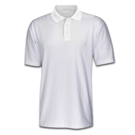 Polo Shirt White- Small